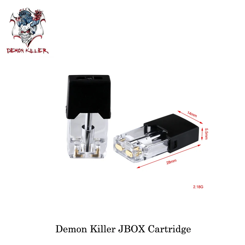 (4 шт./лот) электронные сигареты Demon Killer JBOX Pod картридж с керамической катушкой вейп