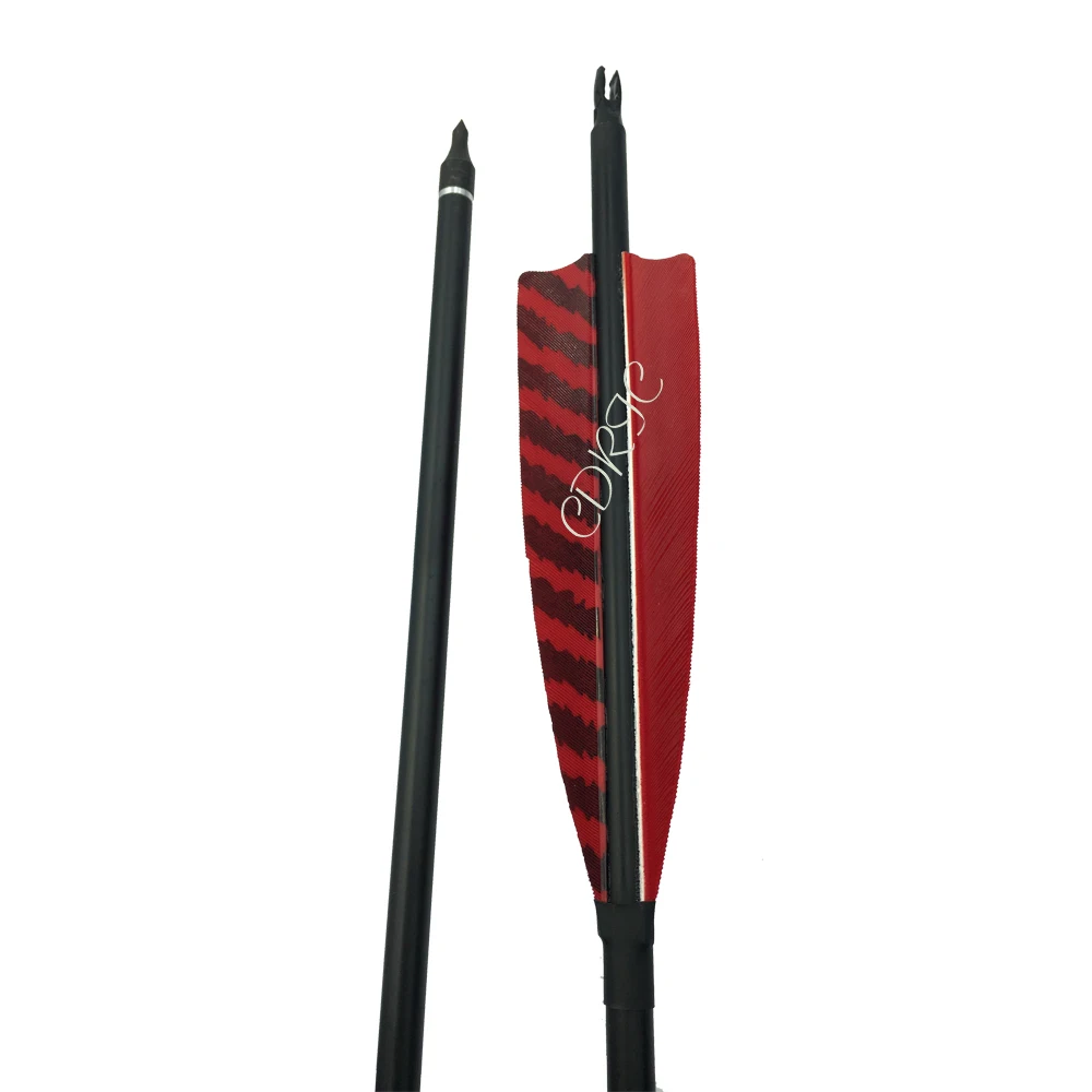 Preise 6 12 stücke 26 28 30 32 zoll Carbon Pfeile Wirbelsäule 600 OD 7,8mm Mit Ersetzen Pfeilspitze für Verbindung Bogen Recurve Bogen Jagd Bogenschießen