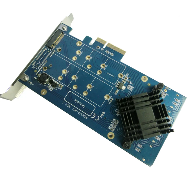 IT GO HyperDuo PCI E x4 SATA RAID Card контроллер SATA3 адаптер Express до 3 портов 1 NGFF Riser Card|port sata|sata raid4