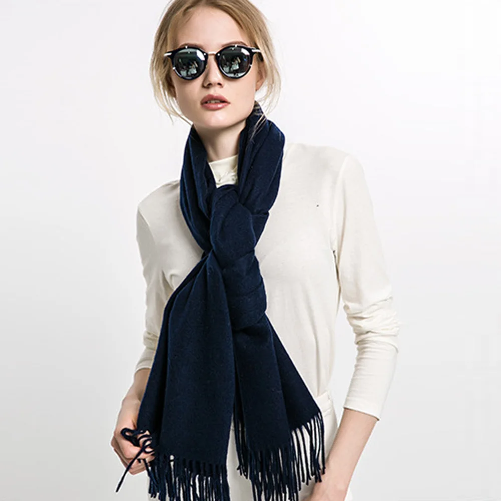 2017 New Luxury Brand Best Quality Thick Long Scarf Winter Warm Women Scarf 70 Wool 30