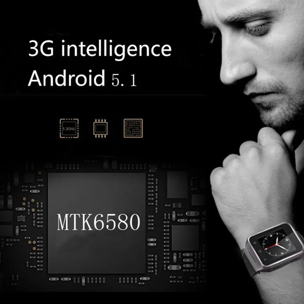 Cool Men Fashion Phone Smart Watch Bracelet GSM smart watch men 3G WCDMA Bluetooth 4.0 Wifi Camera For Android 4.4 Charger cable