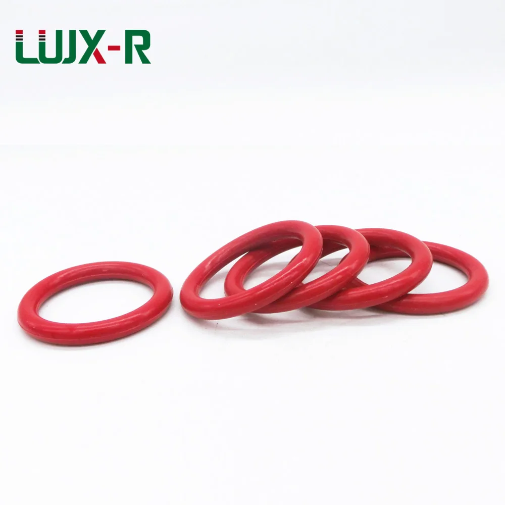 LUJX R O Ring Seal 3.5mm Red Silicone Gasket Sealing VMQ O Ring Washer OD 48/50/52/55/56//58
