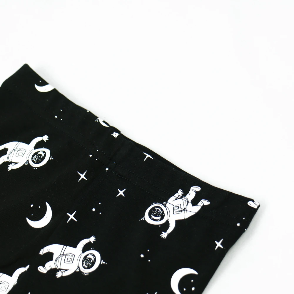 Детские светящиеся в темноте пижамные комплекты с изображением Аполлона и Луны ночное белье для маленьких мальчиков и девочек детские пижамы с подсветкой для детей от 2 до 8 лет