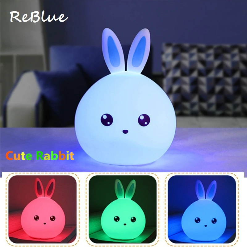 ReBlue ночник Abajur luminaria беспроводной настенный светильник лава лампа USB