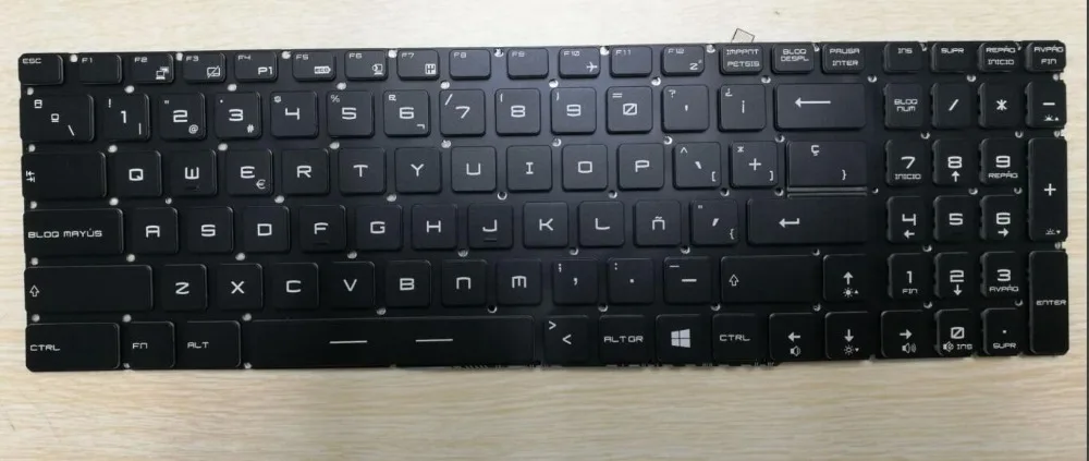 For MSI GE62 GE72 GS60 GS70 GT72 GS60 GS70 WS60 English Keyboard No Backlit