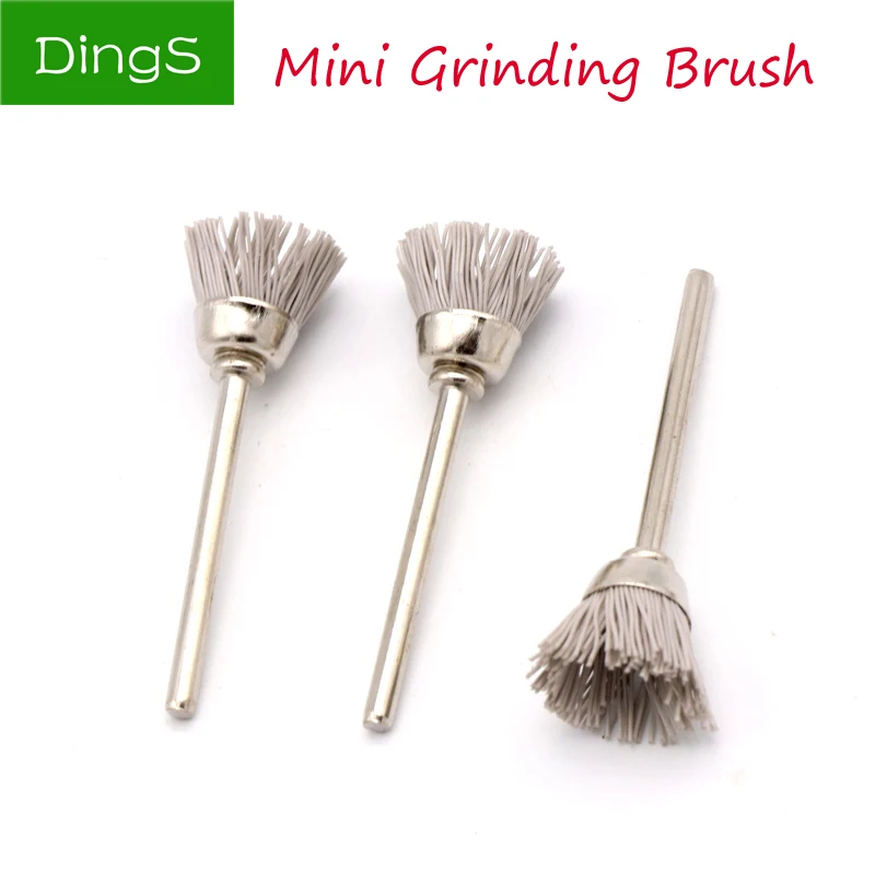 

5pcs Nylon DuPont Polishing Brush Dremel Accessories for Wood Carving Jade Polishing Grinder Rotary Tools Mini Abrasives