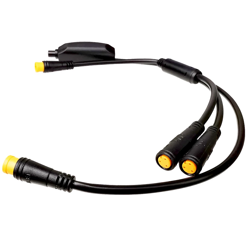 Excellent Mid Motor Gear Sensor for BAFANG BBS01 BBS02 BBSHD 3 Pin in One Connector 24CM Shift Sensor with Y Cable for BAFANG Gear Sensor 4