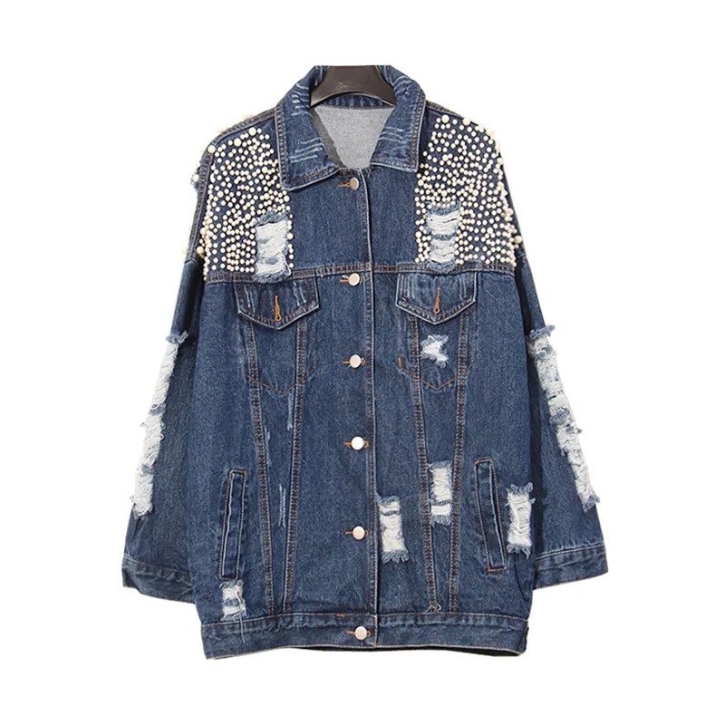 Street Fashion font b Women b font Personality font b Jacket b font 2017 Spring Pearl