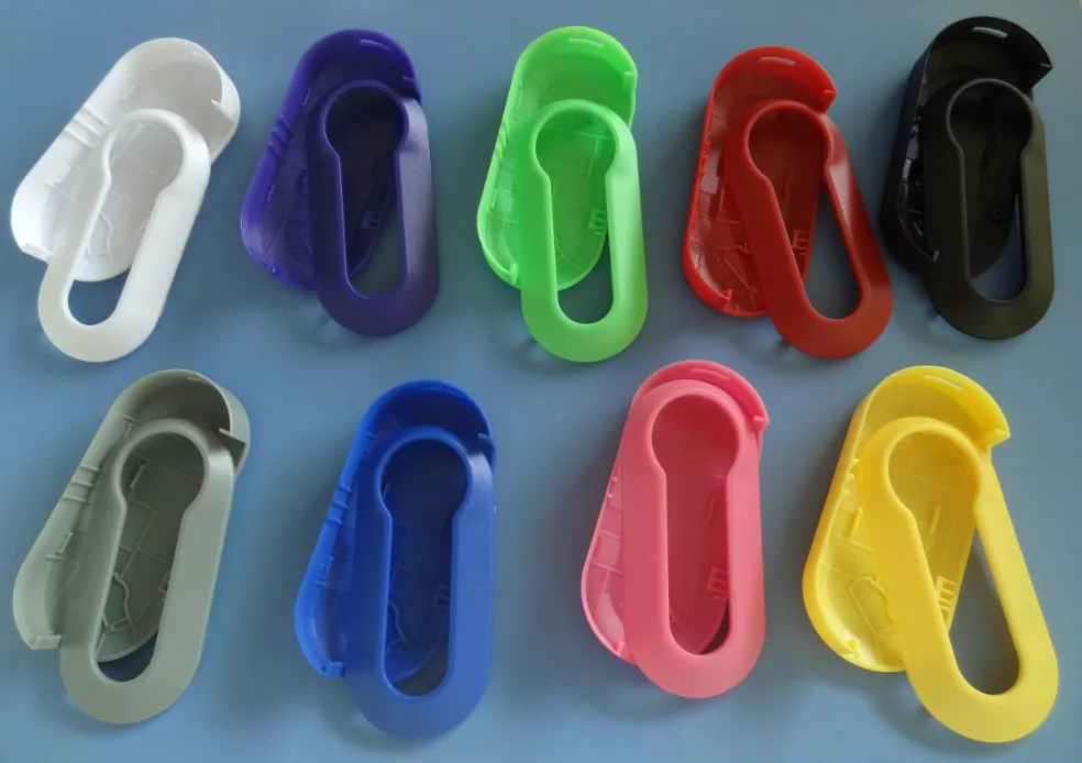 

Replacement key Cover Case Remote Key Shell fits for Fiat 500 FOB Colorful 1pc