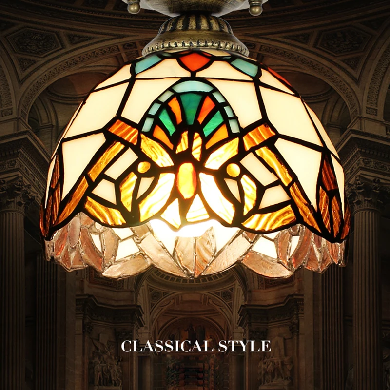 Tiffany Stained Glass Pendant Ceiling Lamps