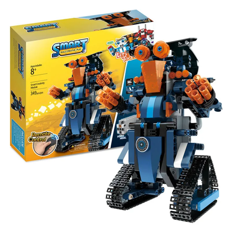 

DIY M2 Legoingly Technic Technology Intelligent Robot RC Remote Control Robots Modular Assemble Blocks Bricks Toys For Children