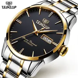 TEINTOP для мужчин s часы лучший бренд класса люкс автоматические механические часы для мужчин полный сталь водостойкие спортивные часы Relogio