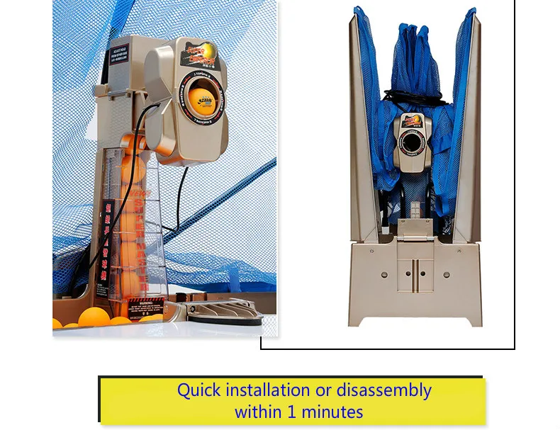 Настольный теннис обслуживание машина автоматическая Коллекция Мяч Коллекция сети последняя модель полная функция подача сервировочная машина
