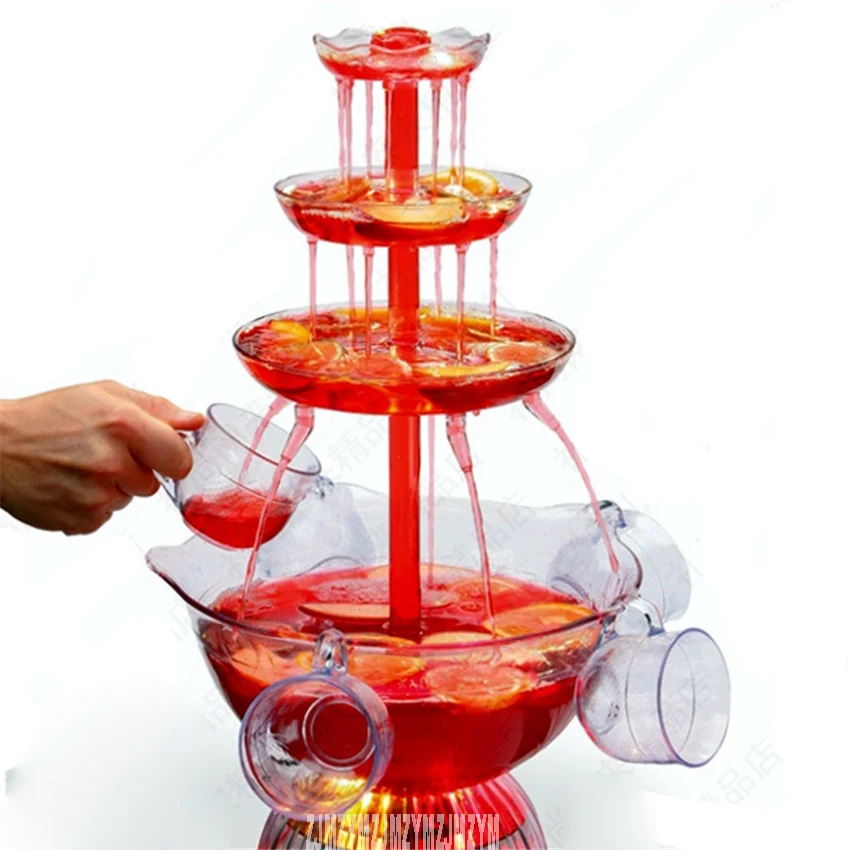 

210 Red wine Fountains Factory Hotel Buffet Restaurant Wine Fountain Wine Export Machine Chocolate Fountain 110V/ 220V 24W