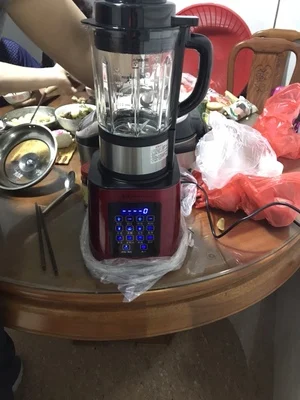 Automatic Blender Electric Household Smoothie Juice Maker Machine Heat Food Processor Multifunction Kitchen Mixer Appliance 818A