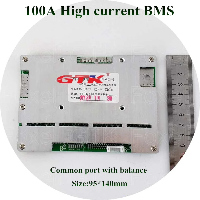 

GTK 5S 10S 15S 20S LTO BMS Lithium Titanate Battery Protection Board Balance 2.4V High Current 100A Cells 12v 24v 36v 48v pack