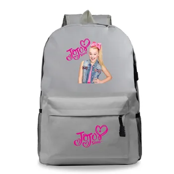 

Kids Jojo Siwa Backpack Pink Girls School Bag Super Star Schoolbag personalized Book Bags Print mochila Big Capacity Black Bolsa