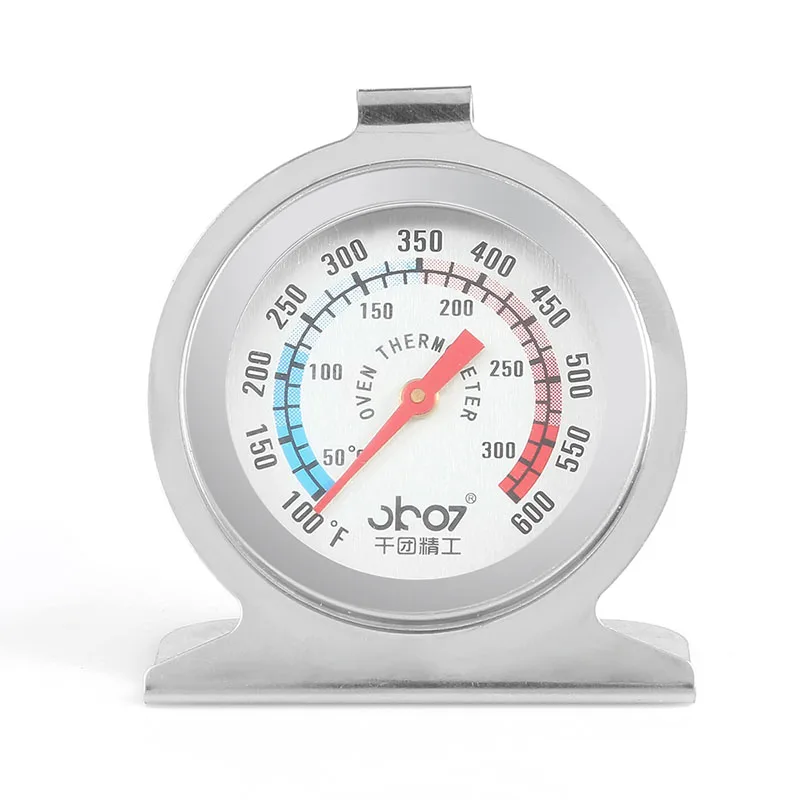 Pointer Type Oven Baking Thermometer, large dial stainless steel