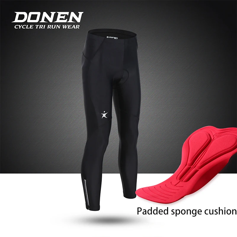 

DONEN Spring Autumn Man Cycling Pants With 3D Gel Pad Cycling Tights MTB Bike Pants Downhill Bicycle Pants Cycling Trousers