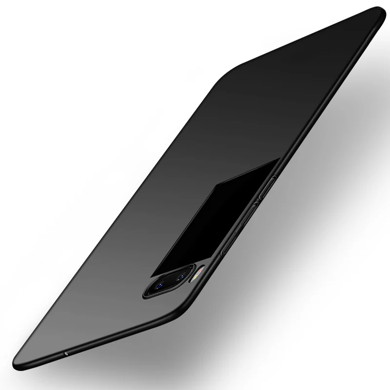 MAKAVO корпус для Meizu Pro 7 чехол 360 Защита матовый жесткий пластик тонкая задняя крышка для Meizu Pro7 Pro 7 Plus чехол для телефона s - Цвет: Черный