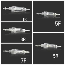 5 шт. микроблейдинг тату иглы Agulha картридж 1R 3R 3F 5R 5F 7R 7F микропигментатион Permanente макияж wenkbrauw карандаш для губ