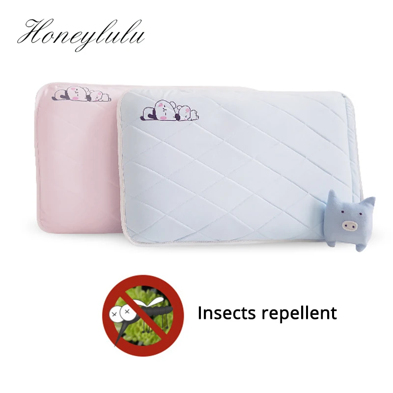 Honeylulu мультфильм детская подушка репеллент Подушка «дышащая» Подушка для новорожденных 3D мусс материал детская комната украшение