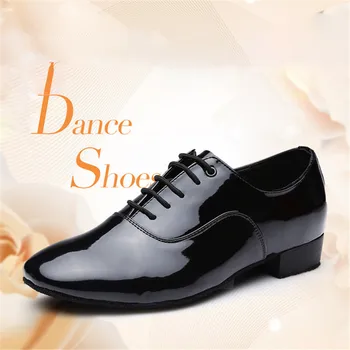 

New Men's dress shoes style Brand New Modern Men's Boy's Ballroom Tango Latin Dance Shoes Man dance shoes man Wedding shoes 2019
