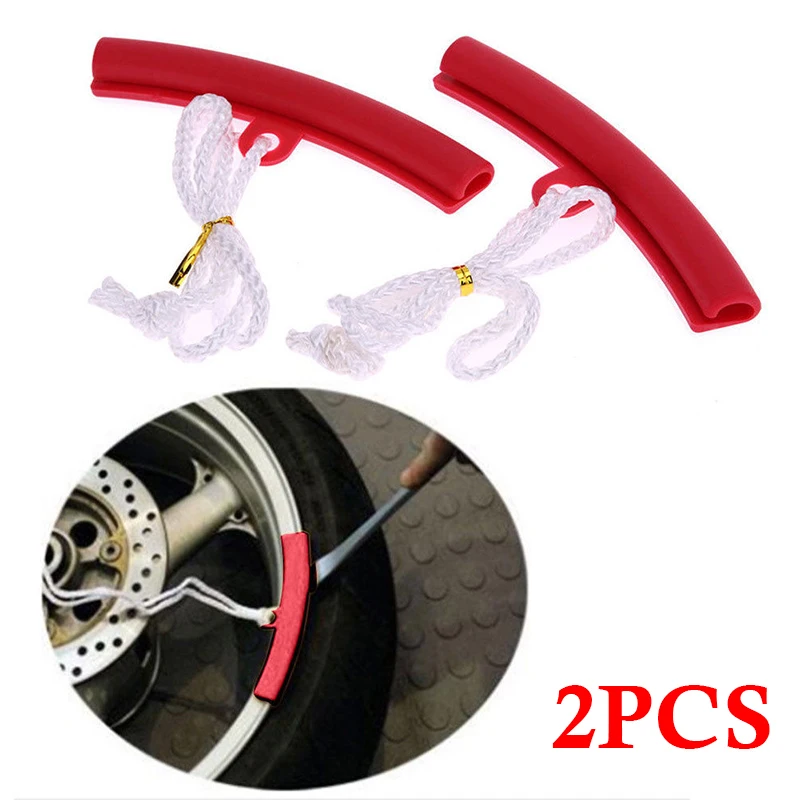 

2pcs/Set Tire Wheel Rim Edge Protectors Motorcycle Car Saver Changing Tyre Tire Wheel Guard Rim Edge Protect Part