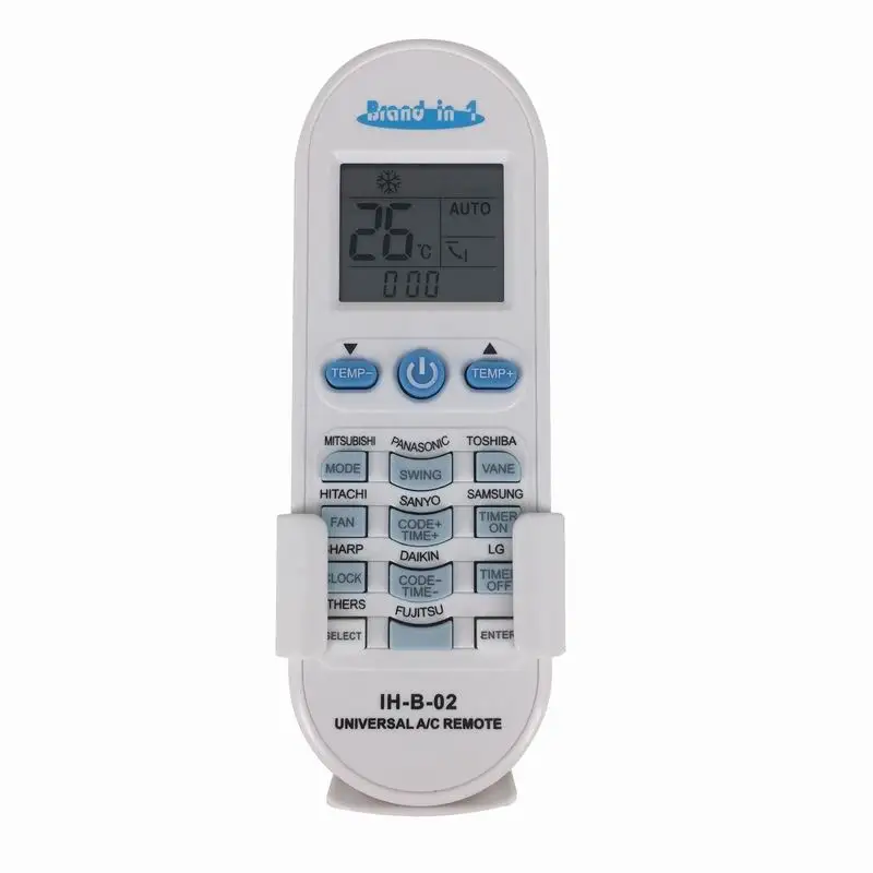 

New General For AUX KELON LG CHUNLAN IH-B-02 Universal Air Conditioner Remote Control With Stand Brand In 1 Fernbedienung