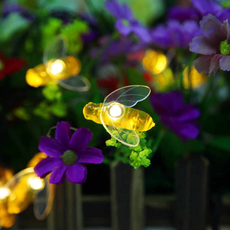 

New bee light string 50m400leds / 100m 600 Leds 220V New Year Wedding Christmas Garden Party Decoration Lights