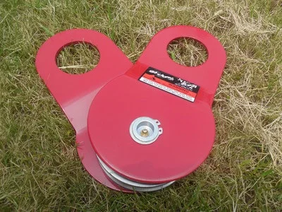 

12Ton pulley sheave snatch block for winch towing rope ATV UTV tow trailer webbing sling, boat part, marine hardware