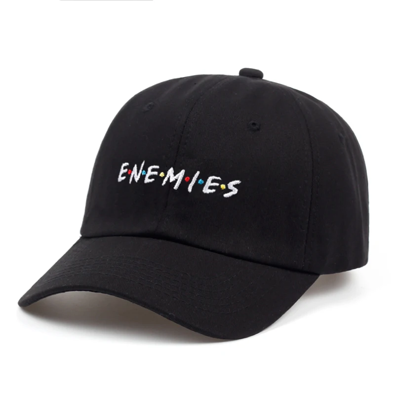2018 جديد Frenemies الأعداء قبعة بيسبول منحني بيل أبي قبعة 100% القطن أزياء snapback الهيب هوب كاب القبعات بالجملة