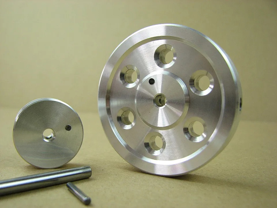 

Flywheel inertia wheel DIY Stirling engine parts the Free wheel one pair