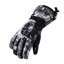 New Men& Women&Kids Ski Gloves Warm Snowboard Gloves Snowmobile Motorcycle Winter Gloves Windproof Waterproof Snow Gloves