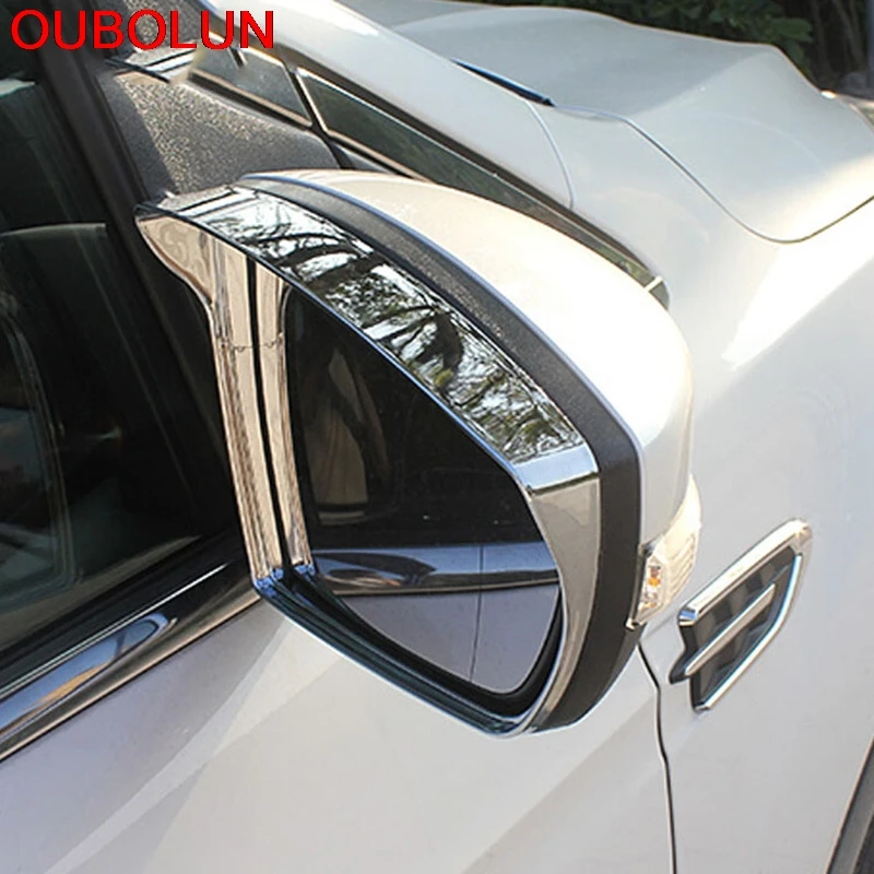ABS Chrome For HONDA CRV CR V 2017 2018 Exterior Rear View Mirror Rain