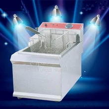 1PC FY 903 Commercial Single cylinder Open Fryer Chicken Frying Equipment Commercial Deep Fryer