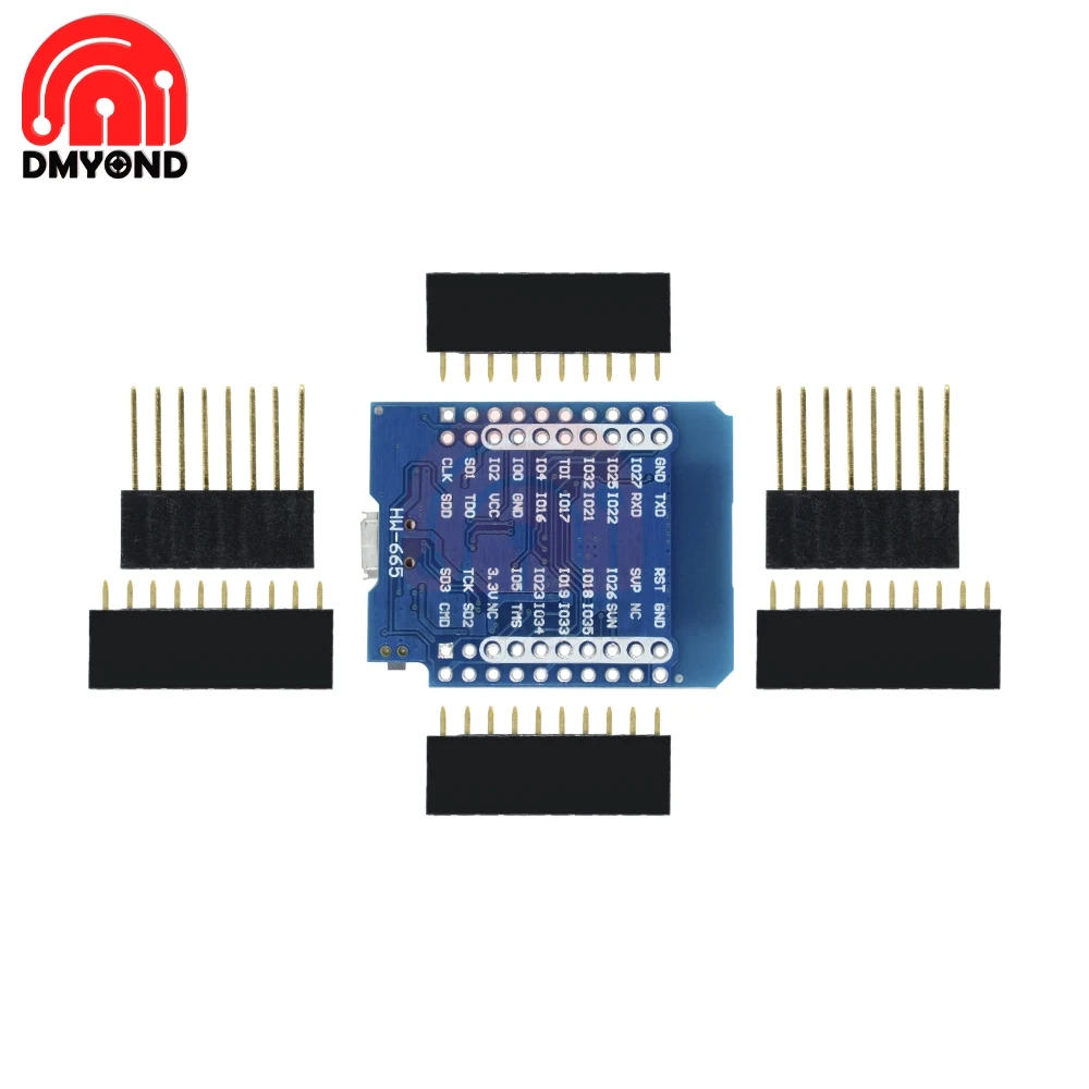 Макетная плата для Wemos Mini D1 ESP8266 ESP 32S ESP32 WIFI Bluetooth CP2104 модуль с контактами Arduino