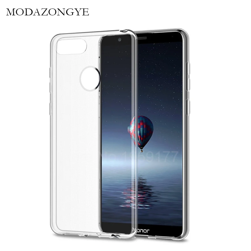 MODAZONGYE Soft Transparent Case For Huawei Honor 7X Cover Silicone Back Phone 7 X BND-L21 |