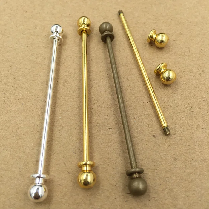 10pcs/lot 65mm brooch pin findings for jewelry(08738) silver/gold