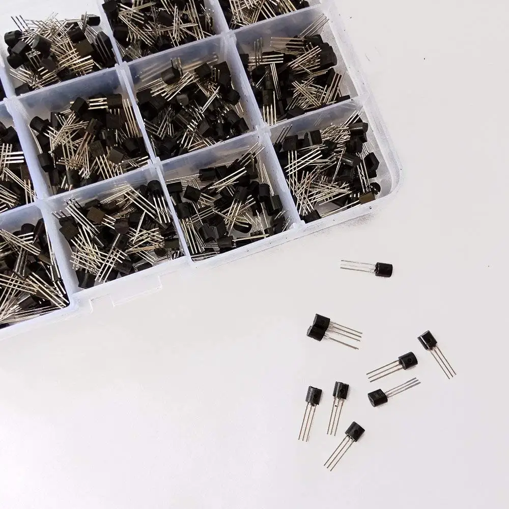 Cena MCIGICM 675 Piece 15 wartości 2N2222 S9018 NPN PNP Power tranzystory ogólnego przeznaczenia zestaw asortymentowy