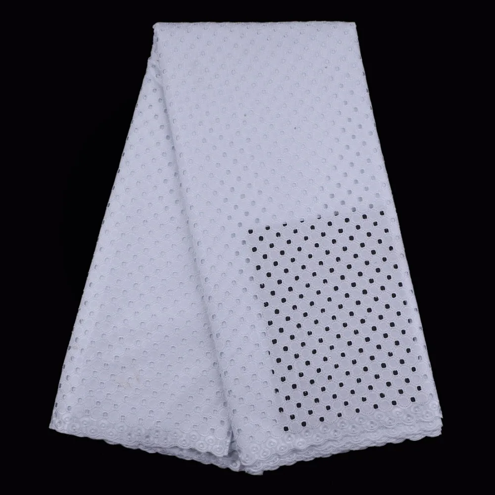 YCL07 Latest African 100%Cotton Men Lace Fabric Hot Sale Embroidered Cotton Material For Adress | Дом и сад