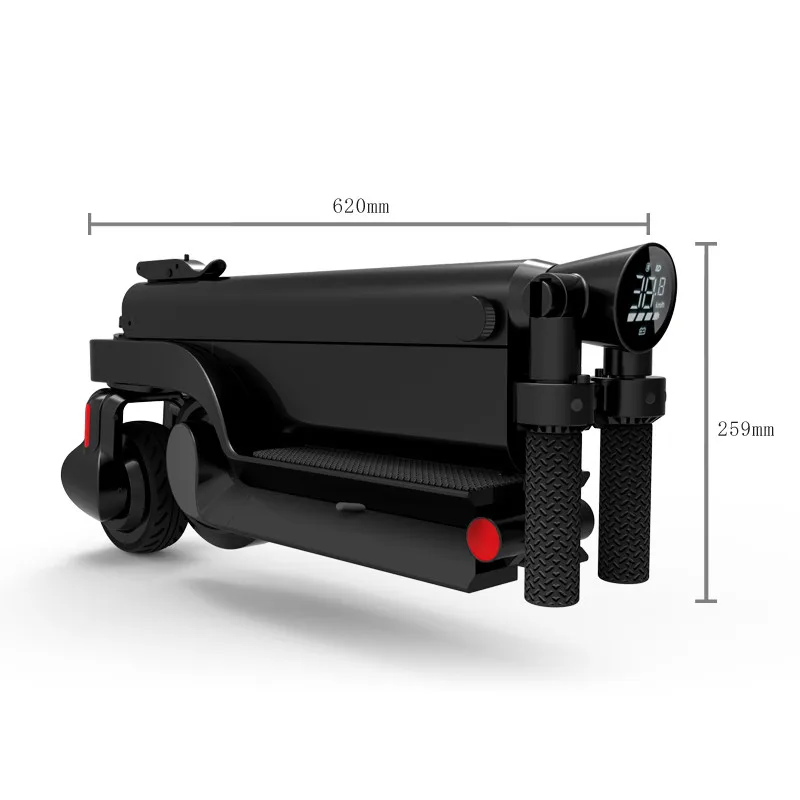 Folding Electric Skateboard 2 Wheels Electric Scooter Rechargeable Battery Kick Scooter