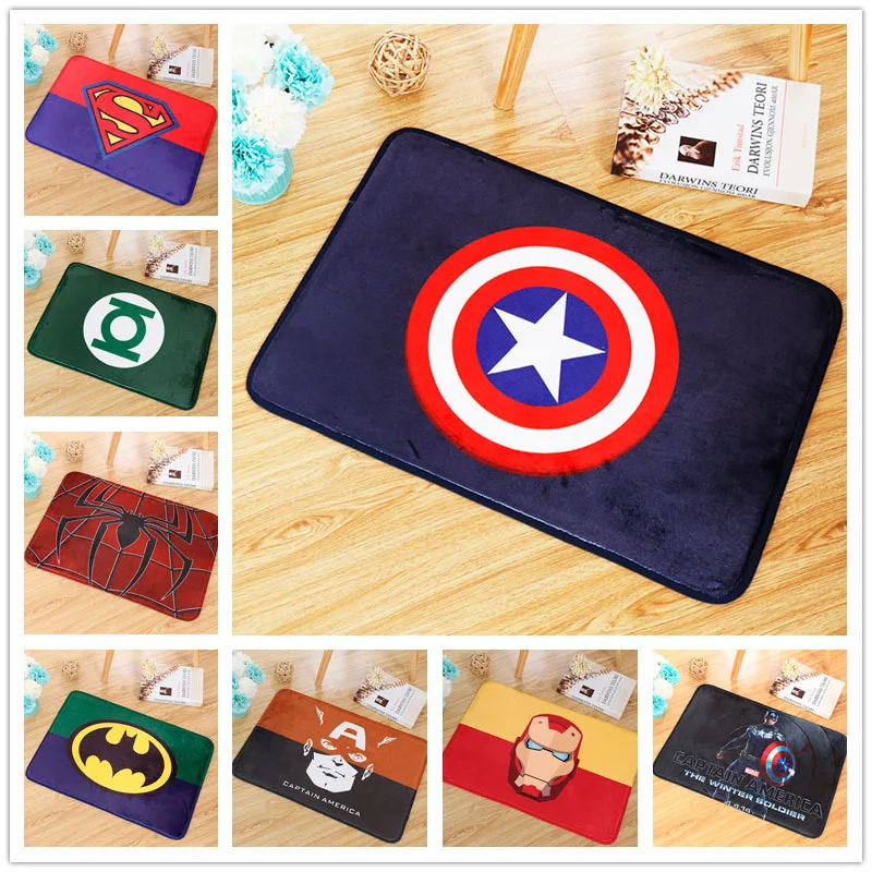 

Manga Hero Pads, Bathroom Mats, Cute Mats, American Film Mats Bathroom Rugs, Non-slip Rugs, Bathroom Rug , Superhero Pads