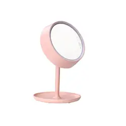 Светодиодный макияж зеркальные лампы свет регулируемый 180 восстановление USB Перезаряжаемые ночник для спальни телефон кронштейн