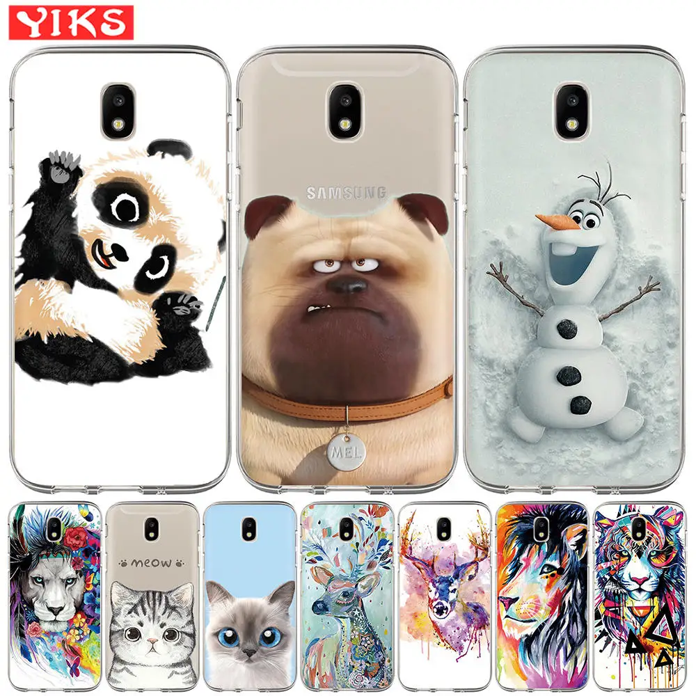 

Cute Animals Phone Case For Samsung Galaxy J3 J5 J7 2015 2016 2017 J2 Prime G530 Cases Soft Silicone Back Cover Hoesjes Etui