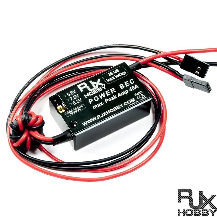 

RJXHOBBY Dual Output Power BEC 40A for Fatshark Goggle FPV Racing Drone
