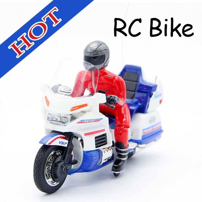 New 5CH RC Motorcycle With Light Miniature Motorcycle Simulation Model