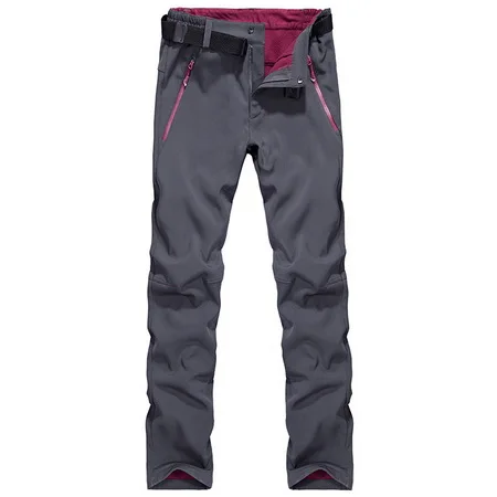 pants gray LOMAIYI, мужские зимние штаны, мужские теплые флисовые брюки с подкладкой, мужские повседневные Водонепроницаемые брюки, Мужская одежда,, брюки карго, AM091 - Цвет: pants gray