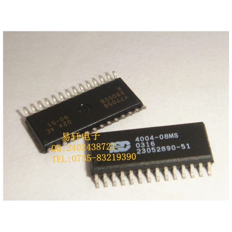 

Free shipping new original ISD4004-08MS ISD4004 SOP28