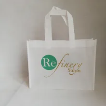 1000 шт/партия 24x32x10 см на заказ многоразовые для бакалейный продуктов женские складные нетканые сумки для покупок с ручкой тканевая сумка